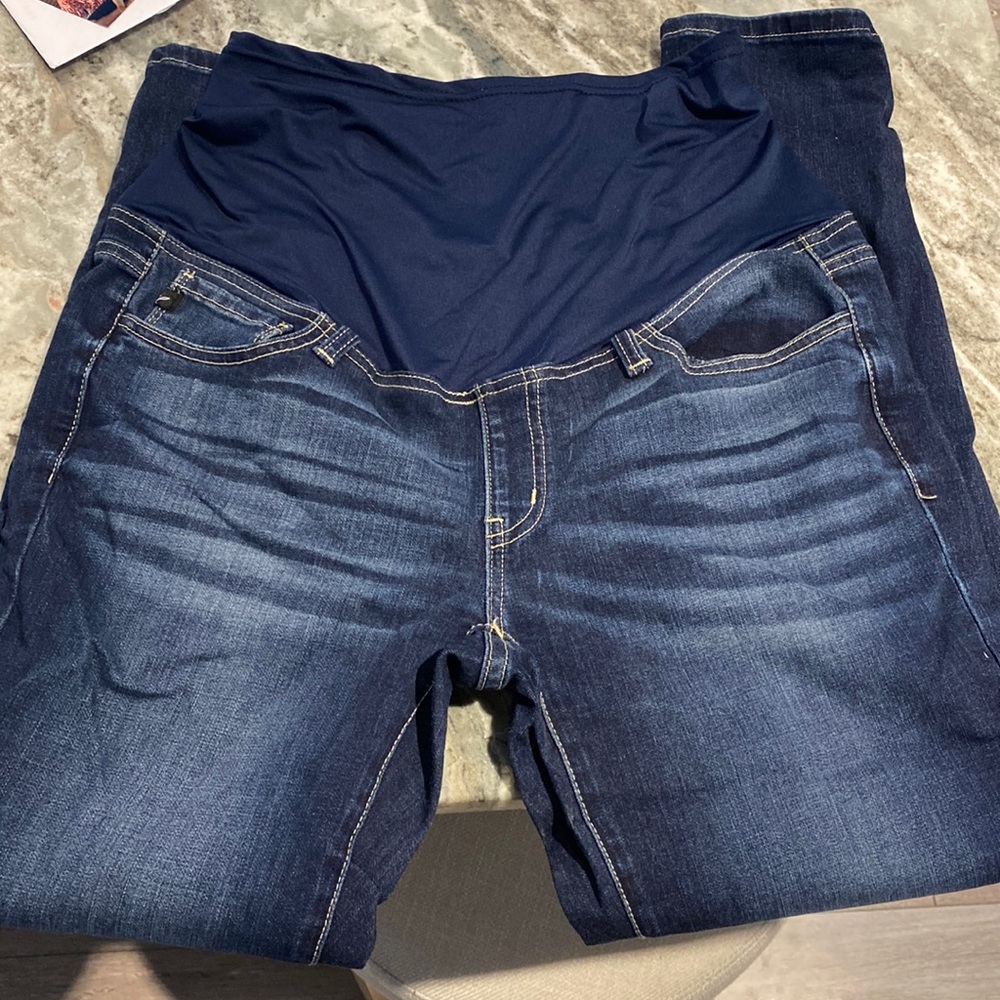 Expecting Kancan Maternity Skinny Jeans (Dark)